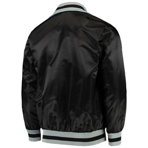 Veste Letterman pour hommes d'inspiration vintage avec mélange de laine patchwork en feutre et simili cuir pour la mode urbaine du patrimoine - Product Image 2