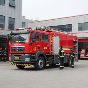 Nouveau <span class=keywords><strong>camion</strong></span> de pompiers standard de sauvetage avec moteur haute puissance, pour la lutte contre les incendies dans les parcs industriels, Euro 3/4/5, de fabrication allemande, pour moniteur d'incendie avancé - Product Image 5