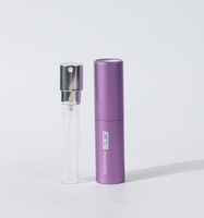 Modèle de vaporisateur de parfum 8 ml en aluminium, flacon de parfum rechargeable pour voyage, pour fragrance