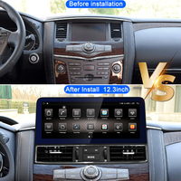 Stwei Android 14.0 pour Nissan Touareg Amanda/Infiniti Qx56 Qx80, autoradio GPS de 12,3 pouces, navigation, lecteur multimédia stéréo, 4G
