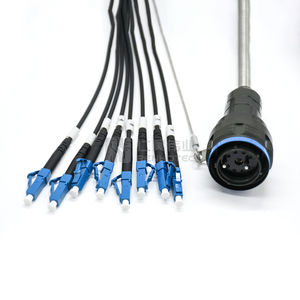 D38999シリーズIIIコネクタ軍用規格光ファイバ光ケーブルアセンブリ - Product Image 1