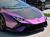 Capot de moteur de voiture en Fiber de carbone de Style Tecnica pour Lambo Huracan LP610 LP580 EVO