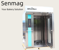 Oven Putar baja tahan karat 30 baki, kontrol sentuh Digital tinggi dengan kondisi baru untuk peralatan memanggang roti