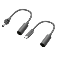 Câble d'extension Starlink Mini DC Type-C DC5521 mâle vers femelle étanche en PVC 0,2 m 18AWG