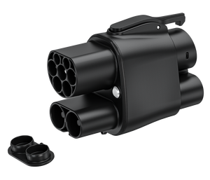 Adaptateur <span class=keywords><strong>de</strong></span> charge pour véhicules électriques 400A 1000V DC+AC CCS2 Type 2 vers CCS1 Type 1, nouvelle prise étanche IP54 pour Audi Tesla etc. - Product Image 1