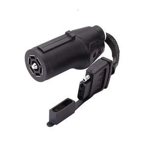 Precio competitivo, nueva hoja de plástico de 7 vías a conector de barco de remolque plano de 4 vías con probador de indicador LED rojo para repuestos de remolque - Product Image 1