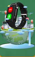 Montre connectée S9Senior, réponse automatique aux appels entrants, alarme SOS, détection de chute, positionnement GPS, suivi historique, fréquence cardiaque, tension artérielle