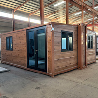 Maison modulaire extensible en conteneur, assemblage rapide, maison préfabriquée réutilisable pour les hébergements du personnel sur les sites d'événements