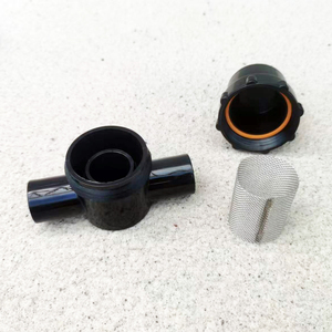 Nhựa Mini nhỏ màu đen 1/4 "Nữ NPT 304 thép không gỉ lưới Inline lọc nước lọc lọc cho sàn Scrubber - Product Image 2