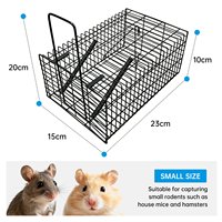 Piège à souris métallique réutilisable pour le contrôle des rongeurs vivants, fabrication originale du Shandong, vente en gros
