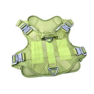 حزام كلاب متين بألوان مخصصة، سترة كلاب قابلة للتنفس من قماش أكسفورد مع 4 مشابك معدنية، حزام كلاب تكتيكي قتالي - Product Image 5