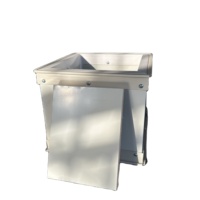 Panneau en mousse phénolique à double face en aluminium, forme rectangulaire, longue durée de vie, durable, plaque de conduit d'air HVAC pour usage hospitalier