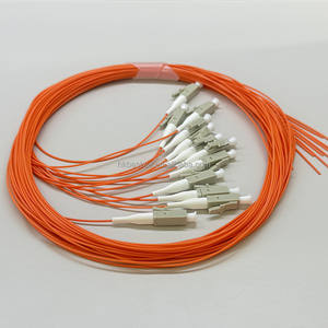 Pigtail de Fibra Óptica OEM/ODM OM2 OM3 OM4 LC/UPC Multimodo 0.9mm LSZH 12 Hilos 1.5m FTTH FTTX - Product Image 2