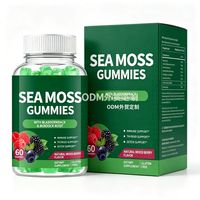 Gummies de vitamines à base d'algues de haute qualité, compléments alimentaires végétariens pour adultes