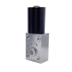 Samsr <b>Worm</b> Gear Motor High Torque Low Rpm 12V24V Forward and Reverse Adjustable Speed 1.5RPM~440RPM Brushed - Product Image 1