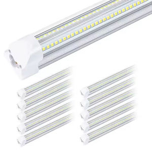 20W 40W 4ft 8ft V Shape Integrated T8 <b>Led</b> <b>Tube</b> Light Shop Lighting <b>Led</b> Light for for Garage Warehouse Workshop - Product Image 1