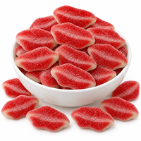 Bonbons Gélifiés Moelleux aux Fruits, Sucreries Halal, Bonbons Gélifiés Acidulés pour Enfants, Emballage OEM, Vente en Gros, Fabricant Chinois, Fournisseur