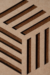 Panneaux acoustiques en <span class=keywords><strong>tissu</strong></span> feutré polyester à rainures en V personnalisées, absorbant le bruit, pour la décoration murale intérieure, en forme de tuiles hexagonales - Product Image 2