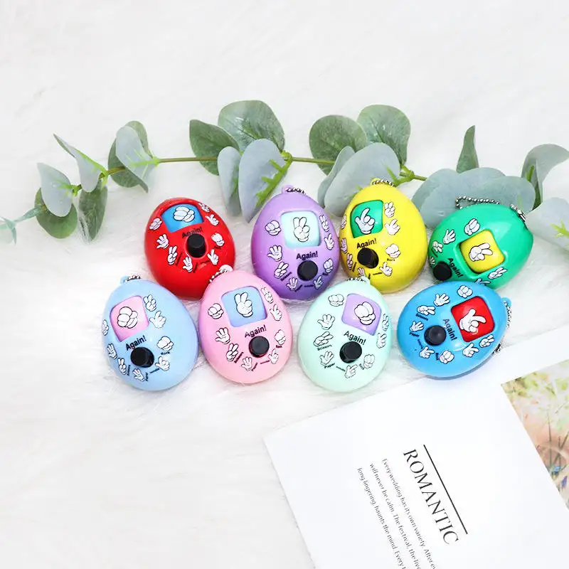 Surprise Eggs Face Changing Doll toys finger-guessing game twisted egg Guessing Toy keychain