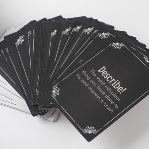 Пользовательские печатные черно-белые бумажные игровые карты с 2 палубами персонализированные игральные карты спортивные карты - Product Image 4