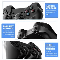 Console de jeu transfrontalière M8 Home TV Arcade double lecteur avec double contrôleur sans fil EU Plug Type PSP inspiré