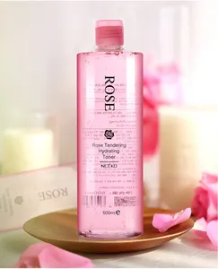 OEM Private Label Petali di Rosa Migliore Cura Della Pelle Rosa Sbiancamento e Rassodante Illuminante Viso Toner