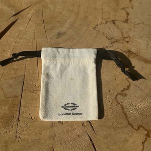 High Quality Cotton <b>Drawstring</b> Bag Recyclable Eco-friendly <b>Drawstring</b> <b>Pouch</b> Natural Color Wholesale Promotion Dust <b>Pouch</b> Bag - Product Image 2