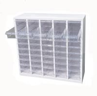 Grand organisateur de pièces détachées en plastique OEM, composants électroniques, atelier, armoire de rangement en métal à 50 tiroirs