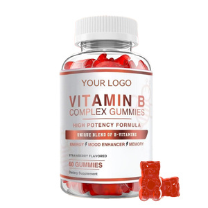 Gomitas de complejo de vitamina B de potencia Premium para refuerzo de energía y soporte del sistema nervioso para socios OEM - Product Image 1