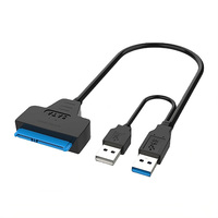 Cable de Datos USB 3.0 SATA de 5 Gbps, Carcasa Externa para Disco Duro con Compatibilidad USB 2.0