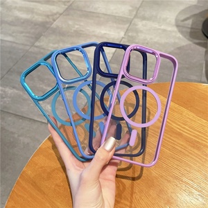 เคสโทรศัพท์แม่เหล็กใสไร้สายอะคริลิคคุณภาพสูงสำหรับ iPhone 16 Pro Max แม่เหล็กแรง - Product Image 3