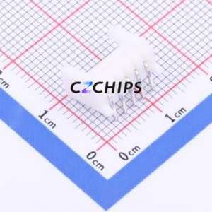 HC-HY-5AW Wire-to-Board Pin Header Bent Lead Through Hole,P=2mm Connector 1x5P 2mm Right Angle Insert HY - Product Image 2