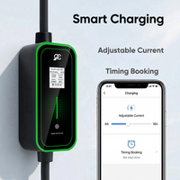 Chargeur de voiture électrique portable avec application Graffiti, chargeur EV portable Wifi 3,5 KW