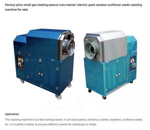 Máquina para hornear de granos de soja de alta resistencia y granos de café para Avena seca, especias, pacanas, tostadora para nueces y maíz, <span class=keywords><strong>precio</strong></span> de fábrica - Product Image 6