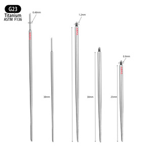Pince de guidage en titane G23 ASTM F136, bijou de piercing en forme de vis, unisexe - Product Image 4