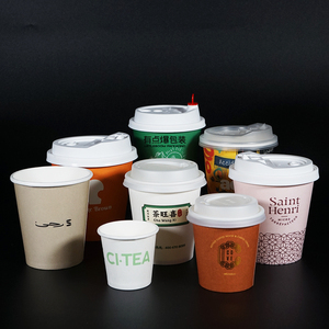 6oz tường đơn Cốc giấy nhỏ dùng một lần 8oz-16oz cốc cà phê giấy nóng với cốc cà phê bao bì giấy Nhà máy cung cấp trực tiếp - Product Image 5