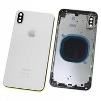 Coque arrière de remplacement pour XS Max, en alliage d'aluminium blanc