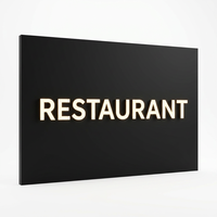 Enseigne LED professionnelle de qualité supérieure pour extérieur, design résistant aux intempéries pour les commerces de détail, les restaurants et les bâtiments commerciaux