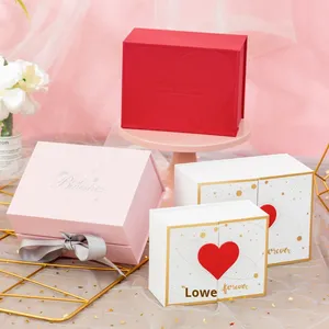 Emballage de boîte-cadeau d'anniversaire de la Saint-Valentin en gros de rouge à lèvres pour petite amie petit carton matériaux recyclés marque <span class=keywords><strong>Swarovski</strong></span> - Product Image 1