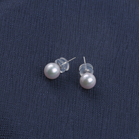 Pendientes de Perlas del Mar del Sur Akoya, Chapados en Oro de Grado AAA, para Mujer
