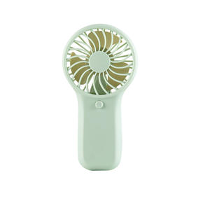 Mini Ventilador de Mano Recargable, Color Verde, Portátil, para Uso en Exteriores, Dormitorios, Ideal para Regalo - Product Image 1