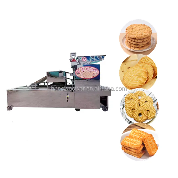 Mouleur rotatif automatique de biscuits mous machine à fabriquer des biscuits ronds croustillants ligne de production de traitement de moulage de biscuits sandwich