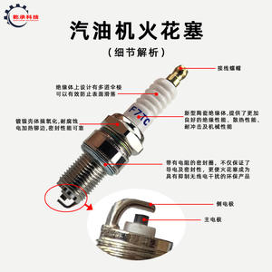 อะไหล่เครื่องกำเนิดไฟฟ้าเบนซิน 152F139F168F170FGX35GX160/390188F190 หัวเทียนและหัวจุดระเบิดคุณภาพสูง - Product Image 4