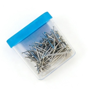 Épingles de bureau professionnelles de haute qualité en acier inoxydable argenté 0,6*26mm pour la couture et le bricolage, avec emballage en boîte de vente au détail - Product Image 3
