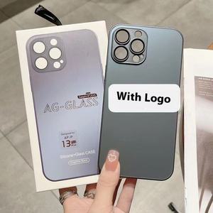 Nuevo vidrio esmerilado para iPhone 17 16 <span class=keywords><strong>Pro</strong></span> Max 15 Estuches para teléfonos Durable TPU Lente de una pieza Película Diseño comercial - Product Image 3