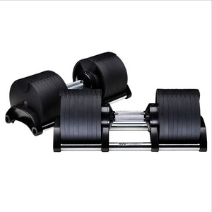 Toptan yüksek kaliteli dambıl ayarlanabilir ağırlık spor kaldırma ayarlanabilir dambıl seti - Product Image 1