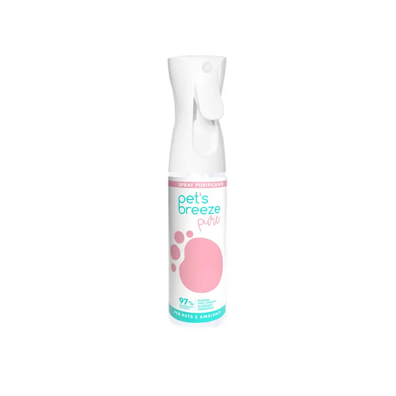 Detergente en aerosol desodorante fácil de usar Pet's Breeze Pure Purifying Spray para eliminar olores
