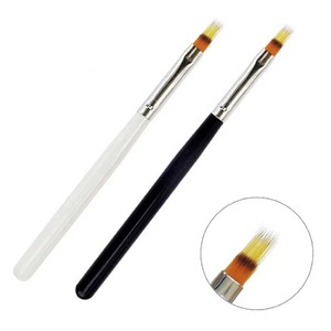 Pinceau de peinture pour nail art noir, pinceau en nylon, manche en plastique, stylo applicateur pour vernis gel et colle à ongles - Product Image 5