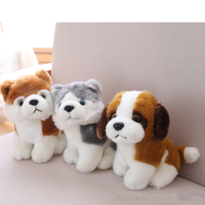 Juguete de peluche de perro <span class=keywords><strong>Husky</strong></span> de simulación de dibujos animados bonitos de tamaño pequeño, tela hecha a medida, algodón PP para regalos de cumpleaños, eventos, fábrica al por mayor - Product Image 6