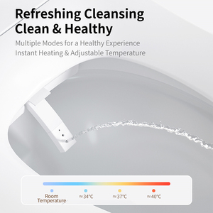 WC intelligent MWD à commande vocale moderne, 110V norme US, chasse d'<span class=keywords><strong>eau</strong></span> automatique à capteur, bidet intelligent pour projets hôteliers OEM - Product Image 6